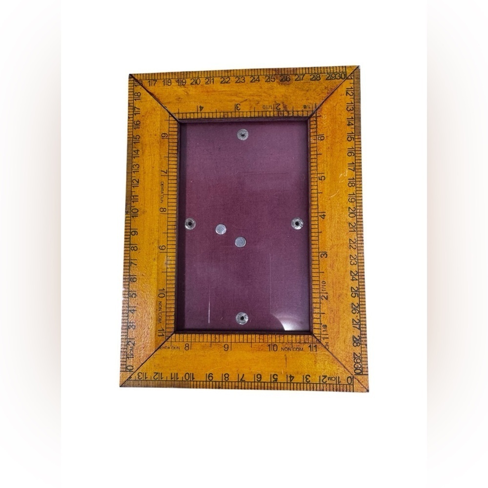 Vintage Ruler Photo Frame